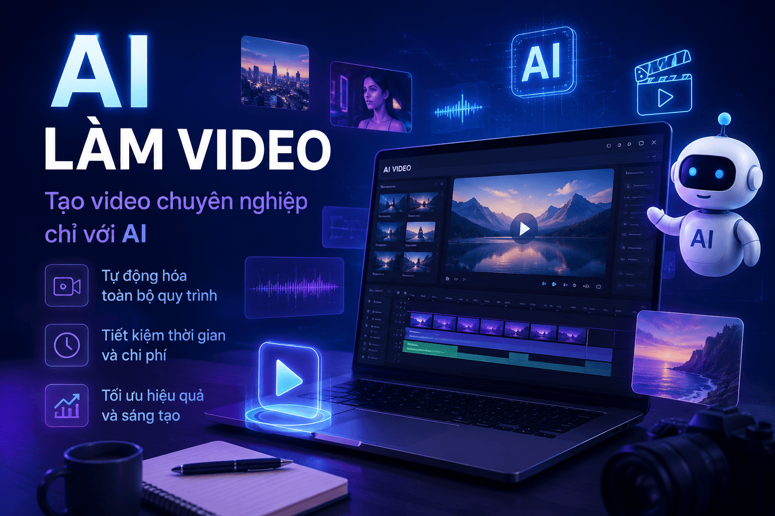 AI Làm Video Là Gì? Hướng Dẫn Tạo Video Bằng AI Từ A-Z Cho Người Mới
