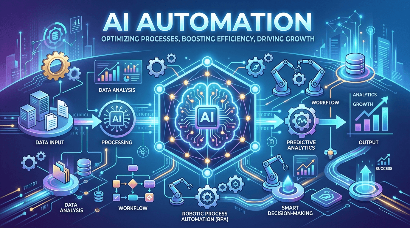 AI Automation Là Gì? Giải Pháp Tự Động Hóa Công Việc Bằng AI Giúp Doanh Nghiệp Tăng Trưởng