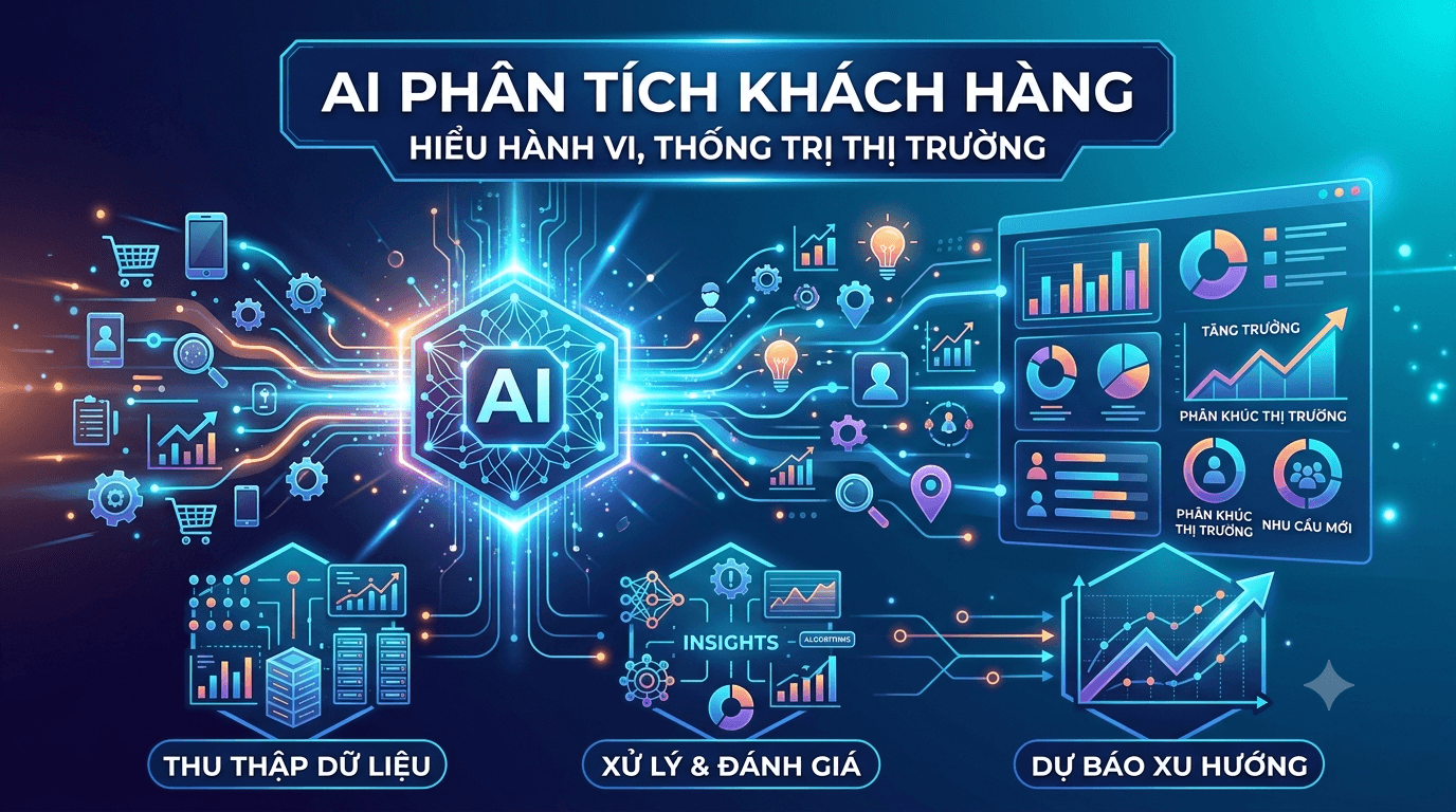 AI Phân Tích Khách Hàng: Giải Pháp Hiểu Khách Hàng Toàn Diện Giúp Doanh Nghiệp Tăng Doanh Thu