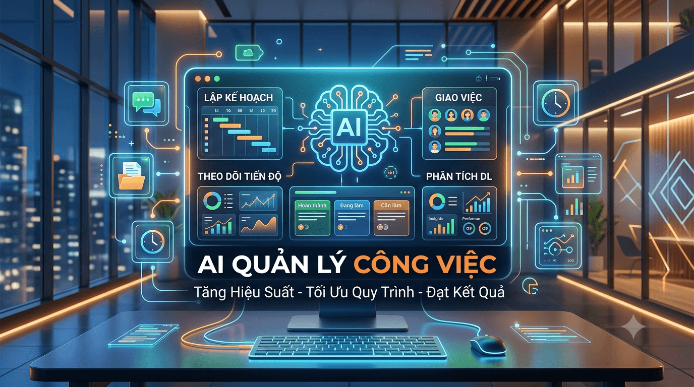 AI Quản Lý Công Việc Hiệu Quả: Tối Ưu Năng Suất Với Trí Tuệ Nhân Tạo